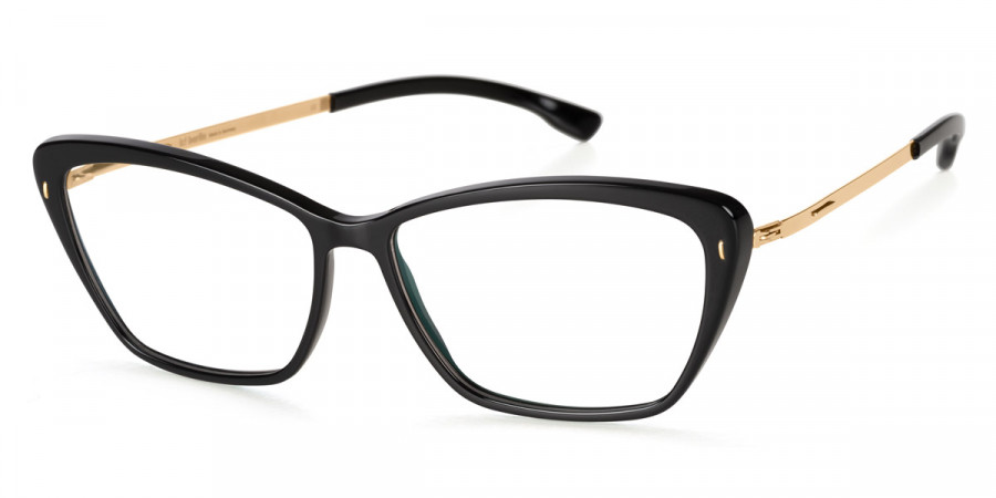 Ic! Berlin Zelda Black Eyeglasses Side View