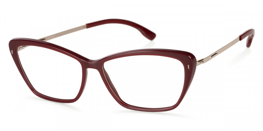 Ic! Berlin Zelda Burgundy Eyeglasses Side View