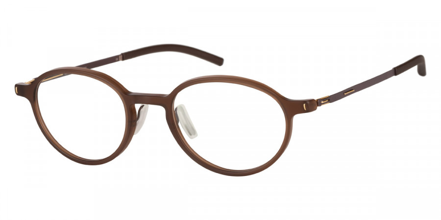 Ic! Berlin Zhen Mahagony Matt Eyeglasses Side View