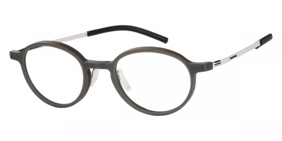 Ic! Berlin Zhen New Gray Rough Eyeglasses Side View