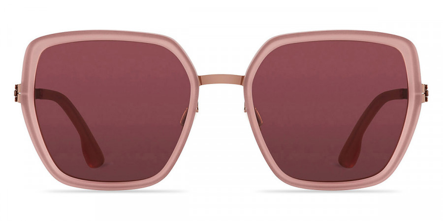 Ic! Berlin Zoe S. Shiny Copper/Rose Matte Sunglasses Front View