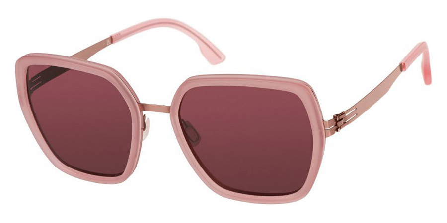 Ic! Berlin Zoe S. Shiny Copper/Rose Matte Sunglasses Side View