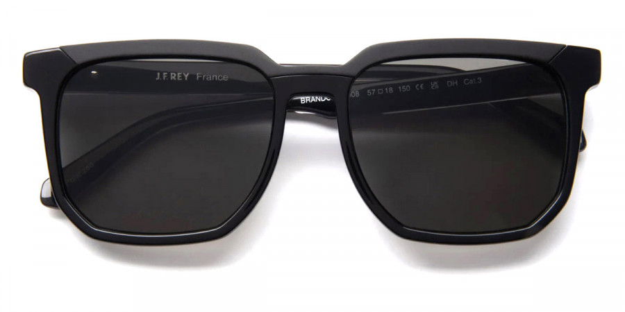 J. F. Rey™ BRANDON 0008 57 - Alu Black/Acetate Black