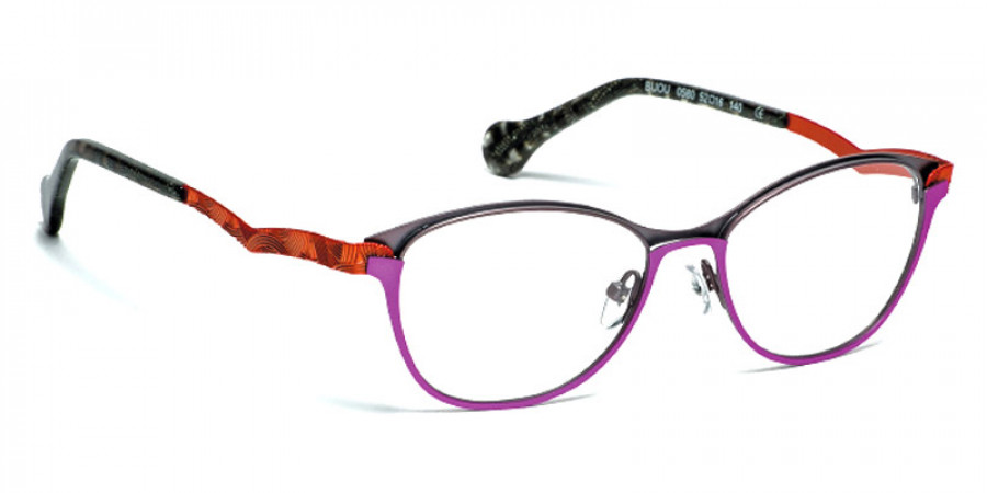 J. F. Rey™ Bijou 0580 52 - Gunmetal/Fuchsia/Brick