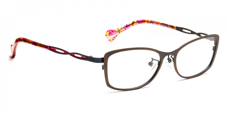 J. F. Rey™ Eko 9082 54 - Brown Velvet Blue/Fuchsia