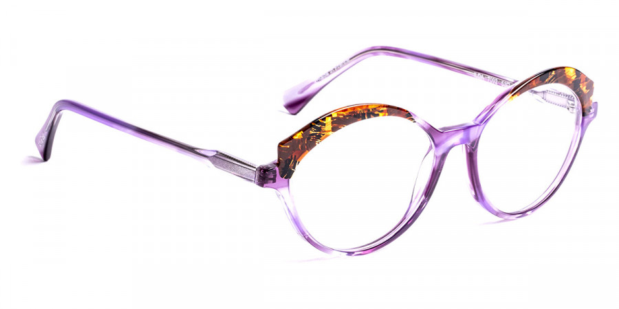 J. F. Rey™ Ilda 7092 53 - Purple/Brown Amber