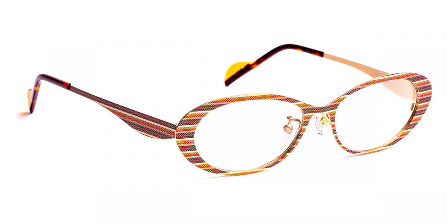 J. F. Rey™ Izza 5000 52 - Gold/Brown Red Tissue