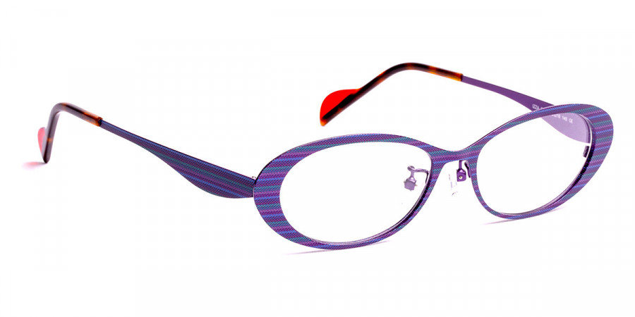 J. F. Rey™ Izza 7000 52 - Purple/Turquoise Pink Tissue