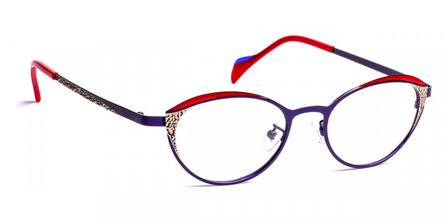 J. F. Rey™ Joly 7030 48 - Purple Satin/Red/Gold Decoration