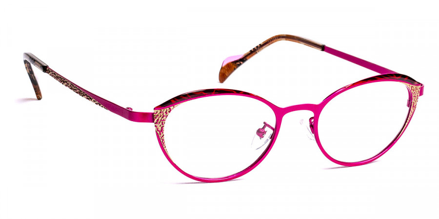 J. F. Rey™ Joly 8090 48 - Fuchsia Satin/Demi/Gold Decoration