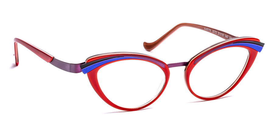 J. F. Rey™ Karyn 3070 51 - Red/Plum/Black/Blue