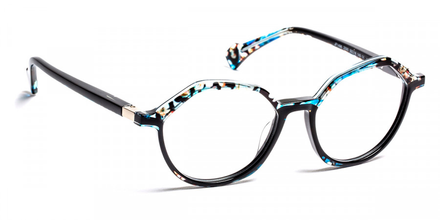 J. F. Rey™ JF1496 2590 50 - Flower Blue/Black