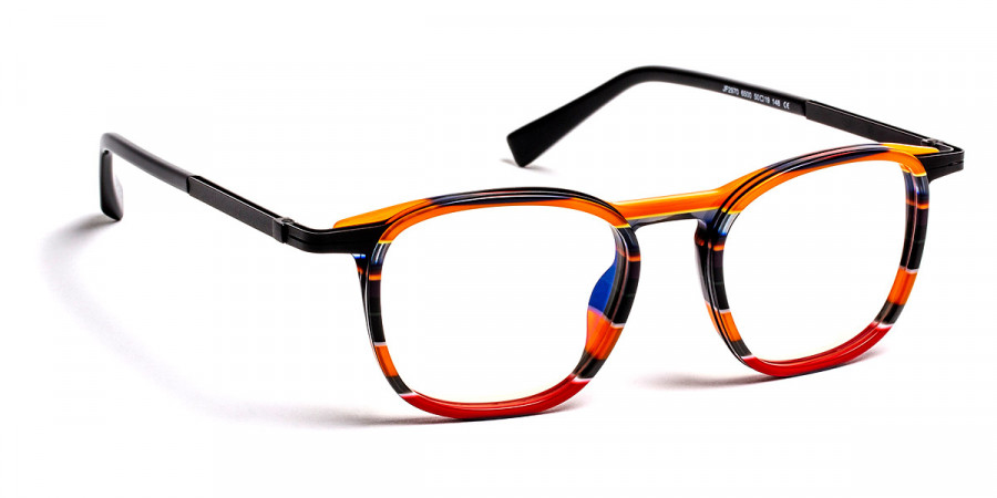 J. F. Rey™ JF2970 6500 50 - Stripes Orange/Satin Black