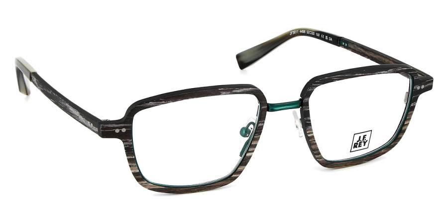 J. F. Rey™ JF3011 4498 52 - Black Wood/Green