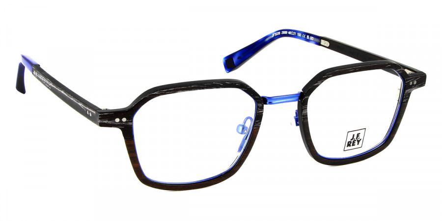 J. F. Rey™ JF3038 2908 48 - Black Wood/Blue