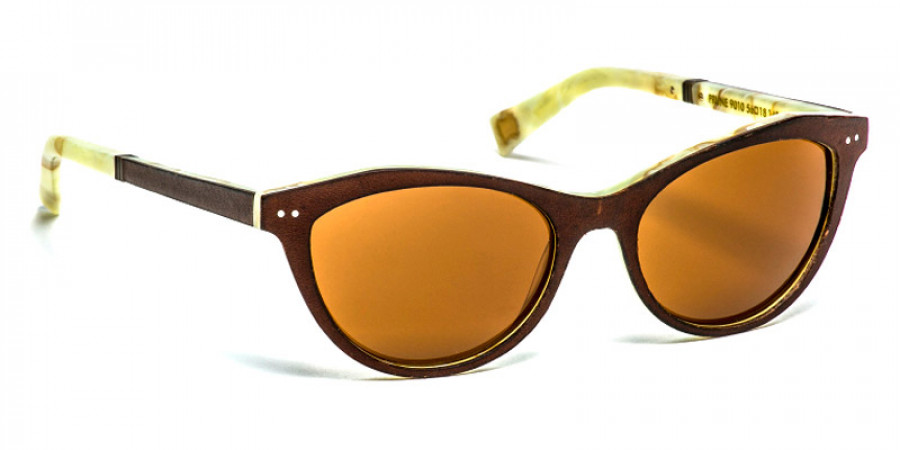 J. F. Rey™ Prune Sun 9010 56 - Brown Leather/White