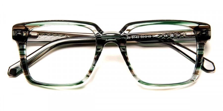 J. F. Rey™ Axel 9143 50 - Stripes Brown/Green