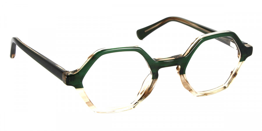 J. F. Rey™ FLASH 4092 43 - Gradient Green/Brown