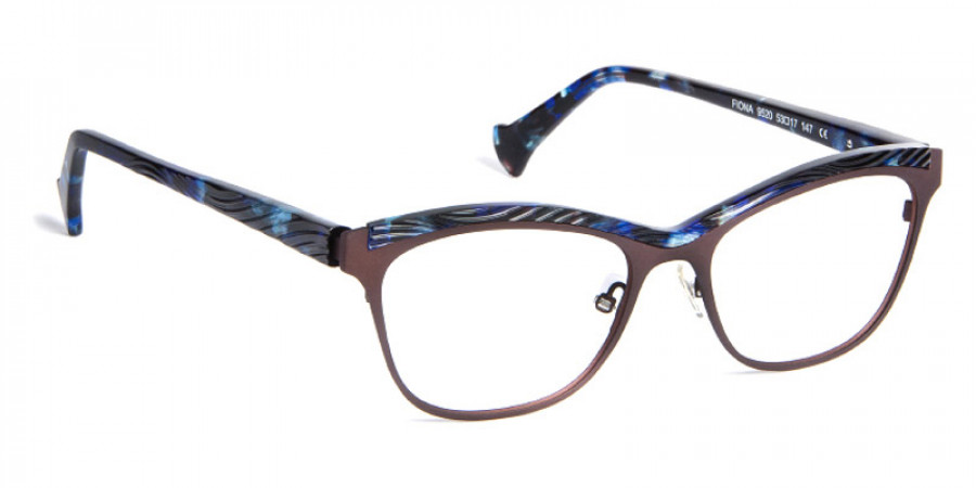 J. F. Rey™ Fiona 9520 53 - Dark Brown/Blue Demi