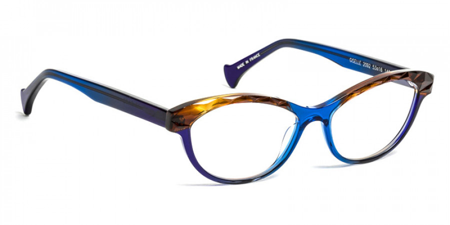 J. F. Rey™ Giselle 2092 53 - Blue Gradient/Havana