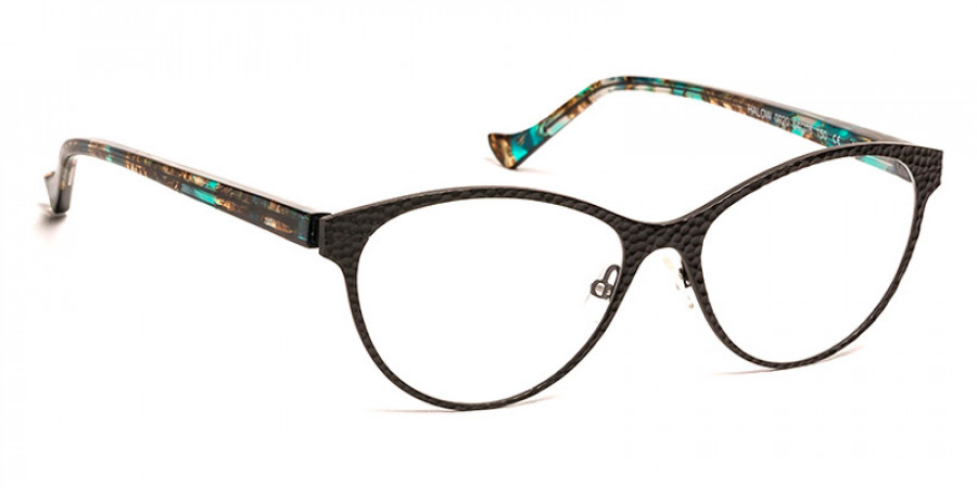 J. F. Rey™ Halow 0020 54 - Black/Turquoise Demi