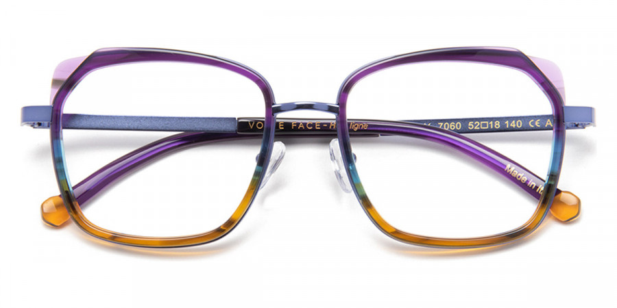 J. F. Rey™ Sally 7060 52 - Gradient Purple/Orange/Satin Blue