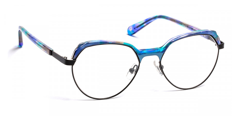 J. F. Rey™ PM072 2020 49 - Flower Blue/Blue/Black