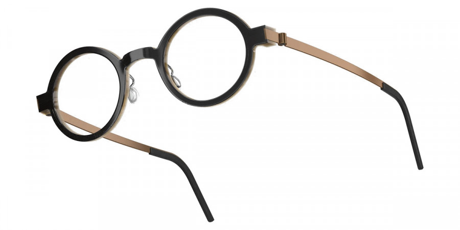 Color: Deep Black/Light Brown PU15 SL65 Dark Gray Gradient- Lindberg Buffalo Titanium LND1810H26PU1543