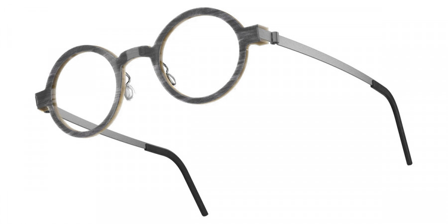 Color: Shadow/Light Brown 10 SL52 Silver Mirrored-Gray- Lindberg Buffalo Titanium LND1810HTE261043