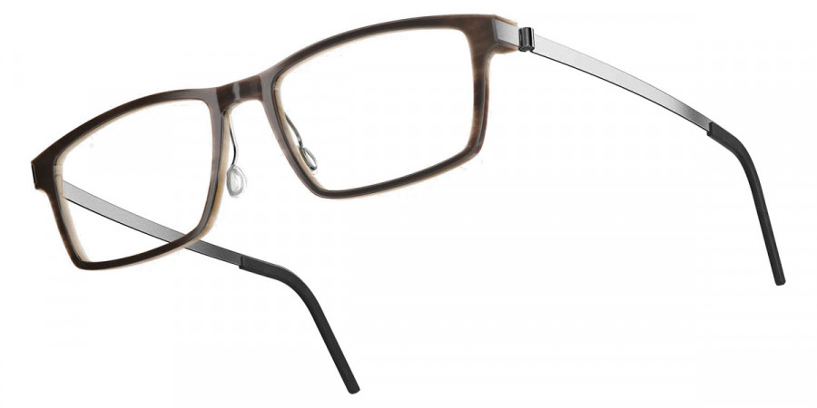 Color: Medium Brown/Light Brown P10 SL22 Blue/Red Gradient- Lindberg Buffalo Titanium LND1816H18P1055