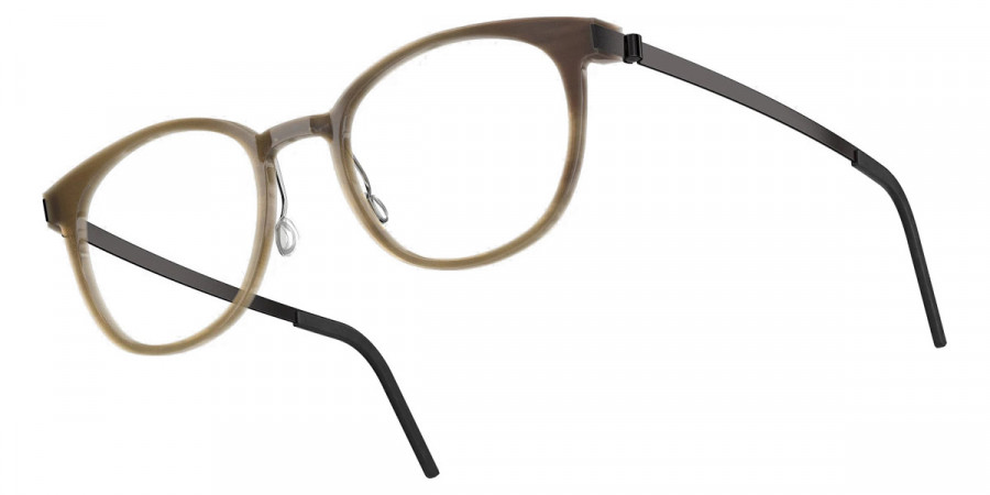 Color: Light Brown PU9 SL53 Gold Mirrored-Brown Gradient- Lindberg Buffalo Titanium LND1818H16PU950