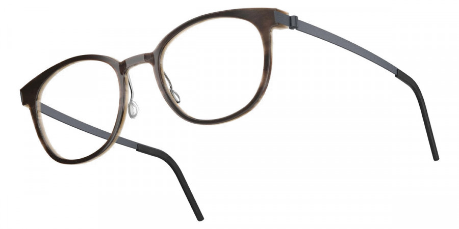 Color: Medium Brown/Light Brown U16 SL26 Gray/Blue Gradient- Lindberg Buffalo Titanium LND1818H18U1650