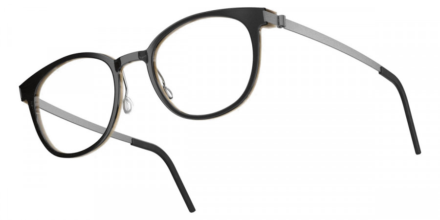 Color: Deep Black/Light Brown 10 SL12 Gray/Warm Brown Gradient- Lindberg Buffalo Titanium LND1818H261052