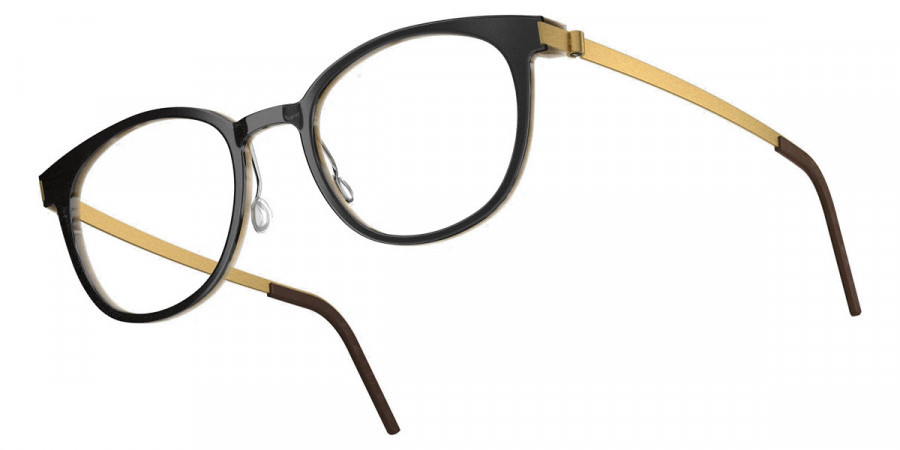 Color: Deep Black/Light Brown GT SL86 Dark Gray Gradient- Lindberg Buffalo Titanium LND1818H26GT50