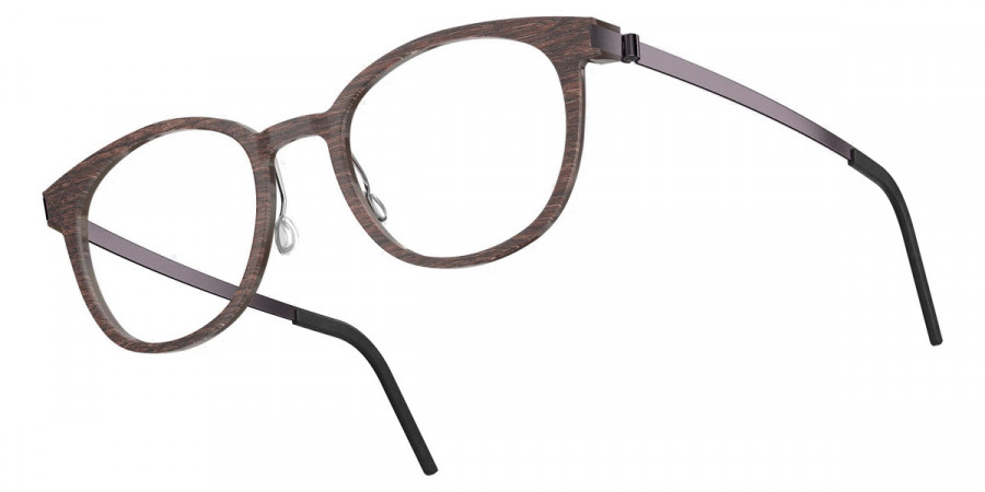 Color: Smoked Oak/Dark Brown PU14 SL64 Coral Red- Lindberg Buffalo Titanium LND1818WB11PU1452