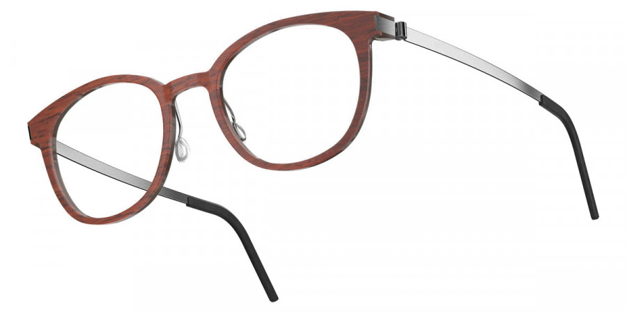 Color: Padauk/Dark Brown P10 SL99 Blue Pink Gradient- Lindberg Buffalo Titanium LND1818WD13P1052