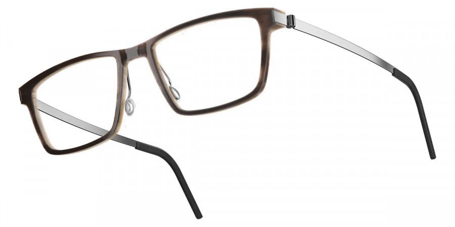 Color: Medium Brown/Light Brown P10 SL54 Rose Gold Mirrored-Medium Gray- Lindberg Buffalo Titanium LND1819H18P1054