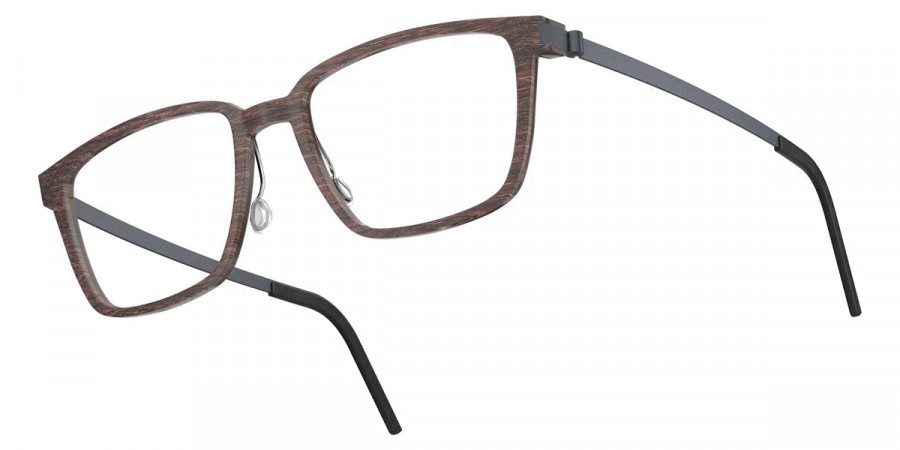 Color: Smoked Oak/Dark Brown U16 SL26 Gray/Blue Gradient- Lindberg Buffalo Titanium LND1821WB11U1654