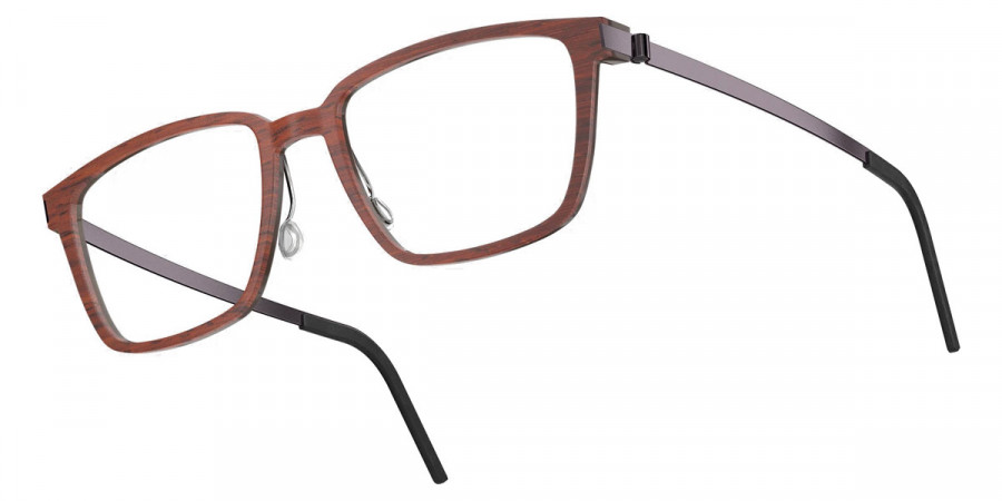 Color: Padauk/Dark Brown PU14 SL62 Bordeaux-Pearl Gradient- Lindberg Buffalo Titanium LND1821WD13PU1454