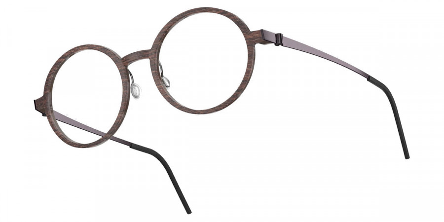 Color: Smoked Oak/Dark Brown PU14 SL86 Dark Gray Gradient- Lindberg Buffalo Titanium LND1827WB11PU1450