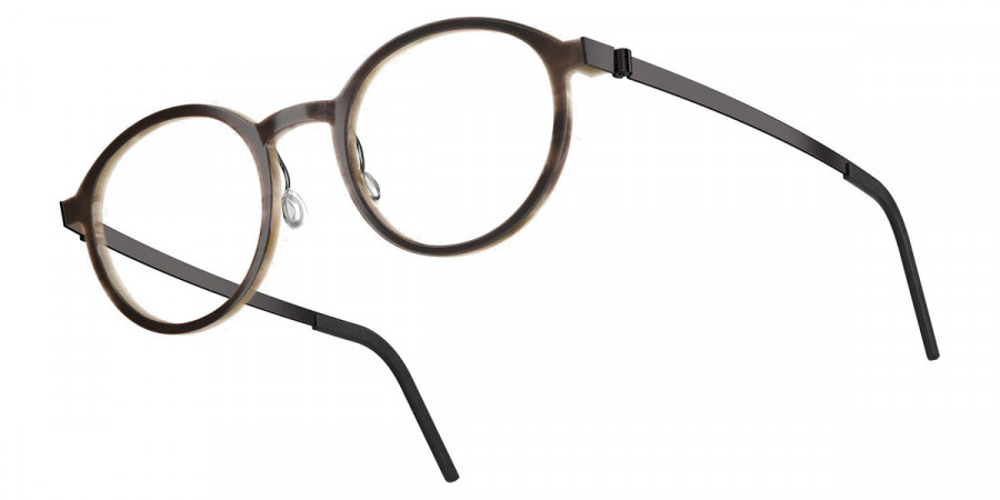 Color: Medium Brown/Light Brown PU9 SL98 Warm Gray Gradient- Lindberg Buffalo Titanium LND1828H18PU945