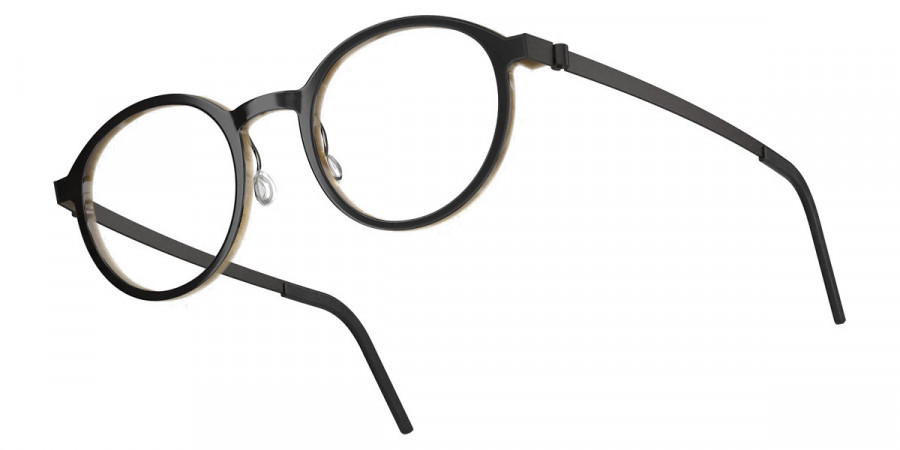 Color: Deep Black/Light Brown U9 SL86 Dark Gray Gradient- Lindberg Buffalo Titanium LND1828H26U945