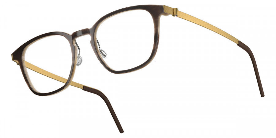 Color: Medium Brown/Light Brown GT SL103 Gray/Green Gradient- Lindberg Buffalo Titanium LND1843H18GT49