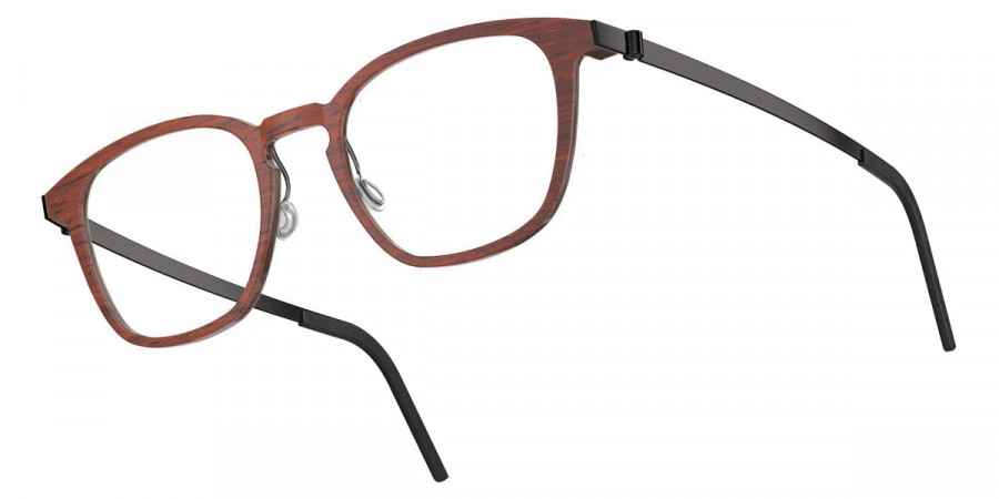 Color: Padauk/Dark Brown PU9 SL93 Blue Gradient- Lindberg Buffalo Titanium LND1843WD13PU949