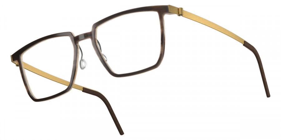 Color: Medium Brown/Light Brown GT SL54 Rose Gold Mirrored-Medium Gray- Lindberg Buffalo Titanium LND1844H18GT53