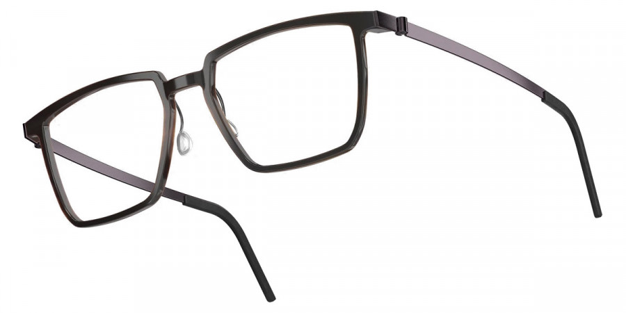 Color: Dark Brown PU14 SL86 Dark Gray Gradient- Lindberg Buffalo Titanium LND1844H20PU1455