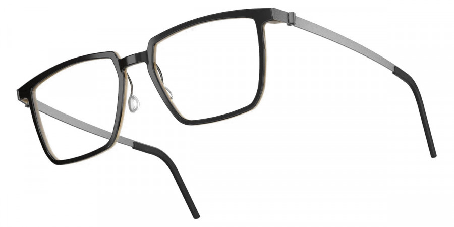 Color: Deep Black/Light Brown 10 SL98 Warm Gray Gradient- Lindberg Buffalo Titanium LND1844H261055