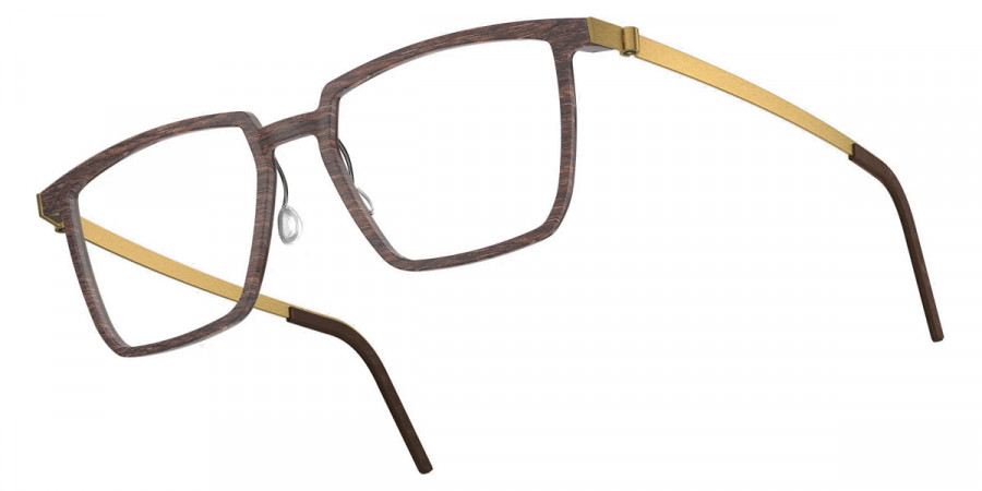 Color: Smoked Oak/Dark Brown GT SL93 Blue Gradient- Lindberg Buffalo Titanium LND1844WB11GT53