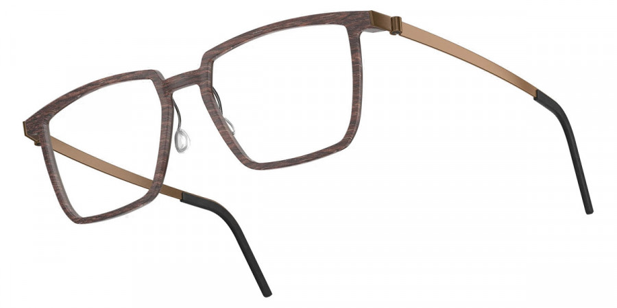 Color: Smoked Oak/Dark Brown PU15 SL103 Gray/Green Gradient- Lindberg Buffalo Titanium LND1844WB11PU1553