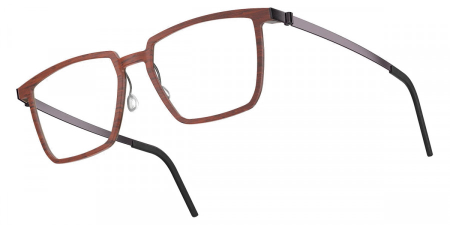 Color: Padauk/Dark Brown PU14 SL35 Purple Gradient- Lindberg Buffalo Titanium LND1844WD13PU1453